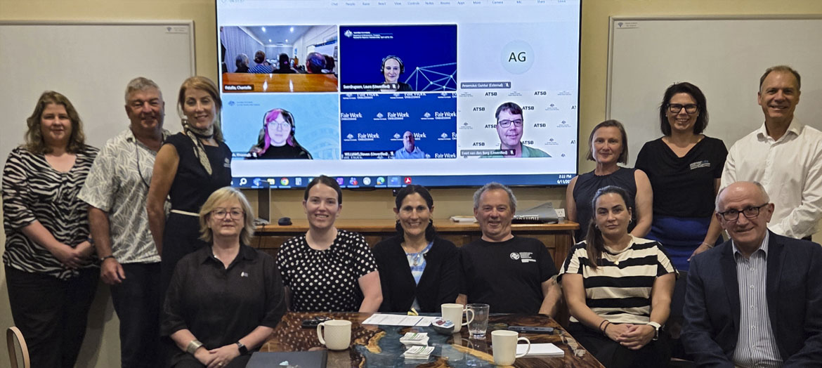 A photo of ASWC members